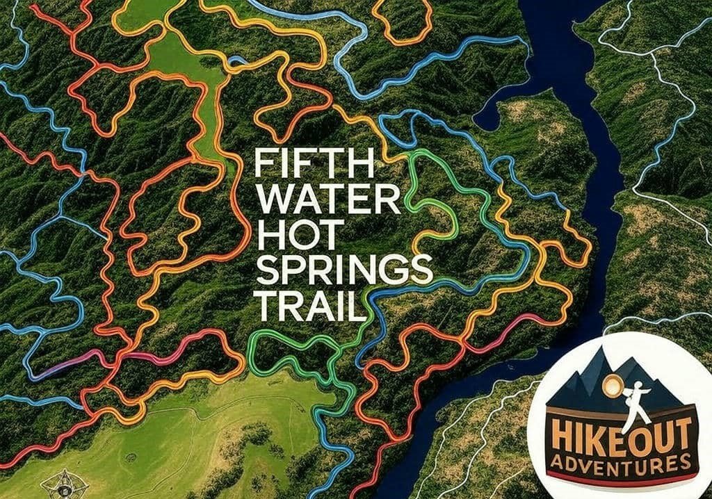 “Fifth Water Hot Springs Trail map Utah.”