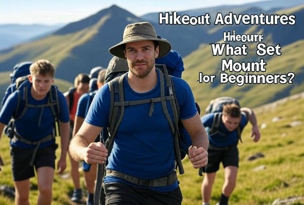 Novice hikers on Mount Snowdon, beginner mountain, compared to Doe Mountain.